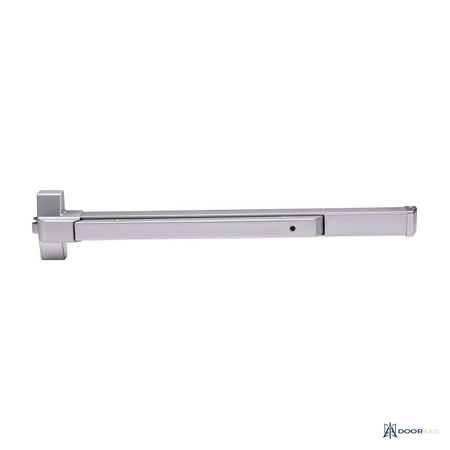 Door Axis Grade 2 Surface Vertical Rod Exit Device, 36 in, Aluminum - front view