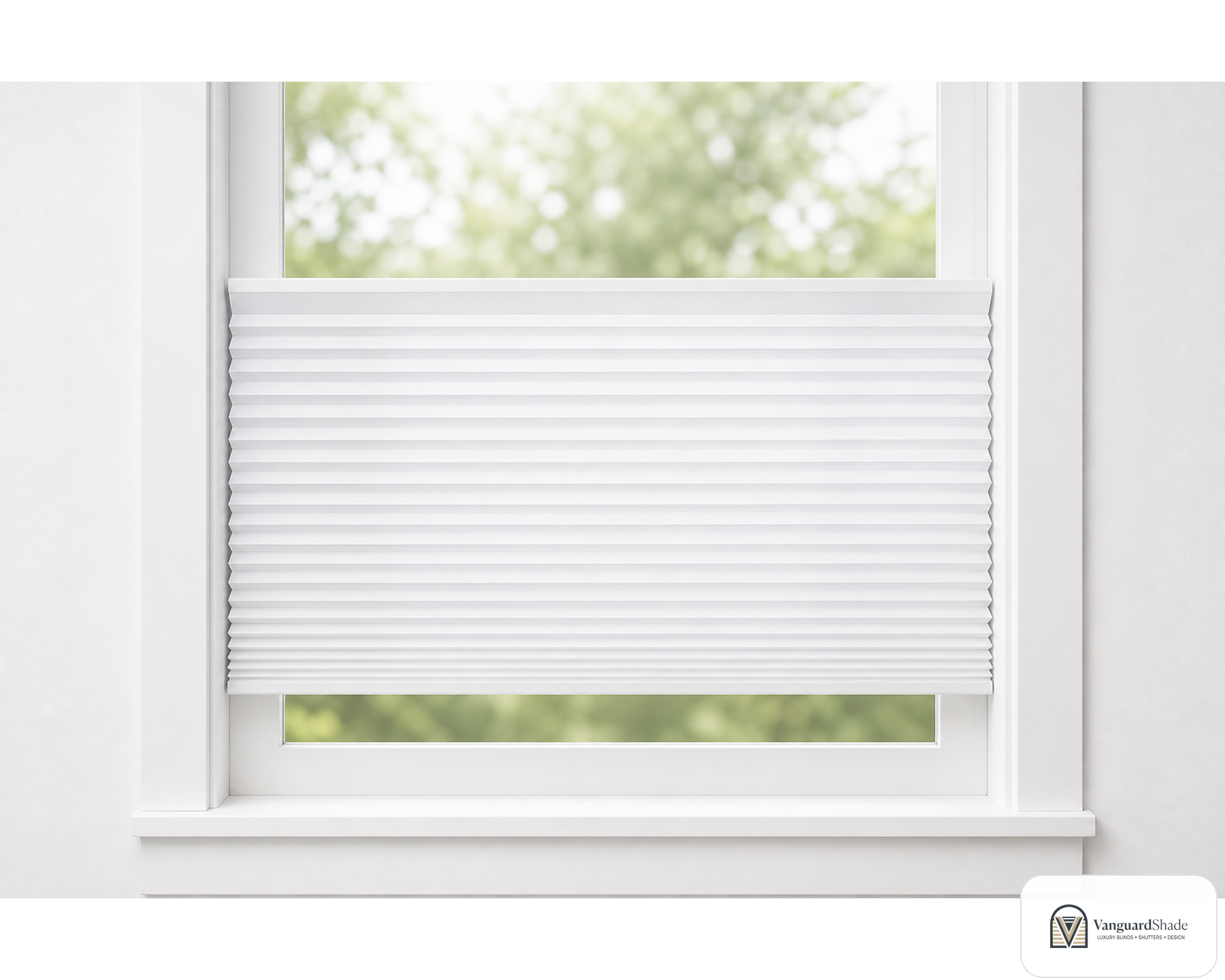 Vanguard Shade Cut to Size Temporary Paper Shade - front view