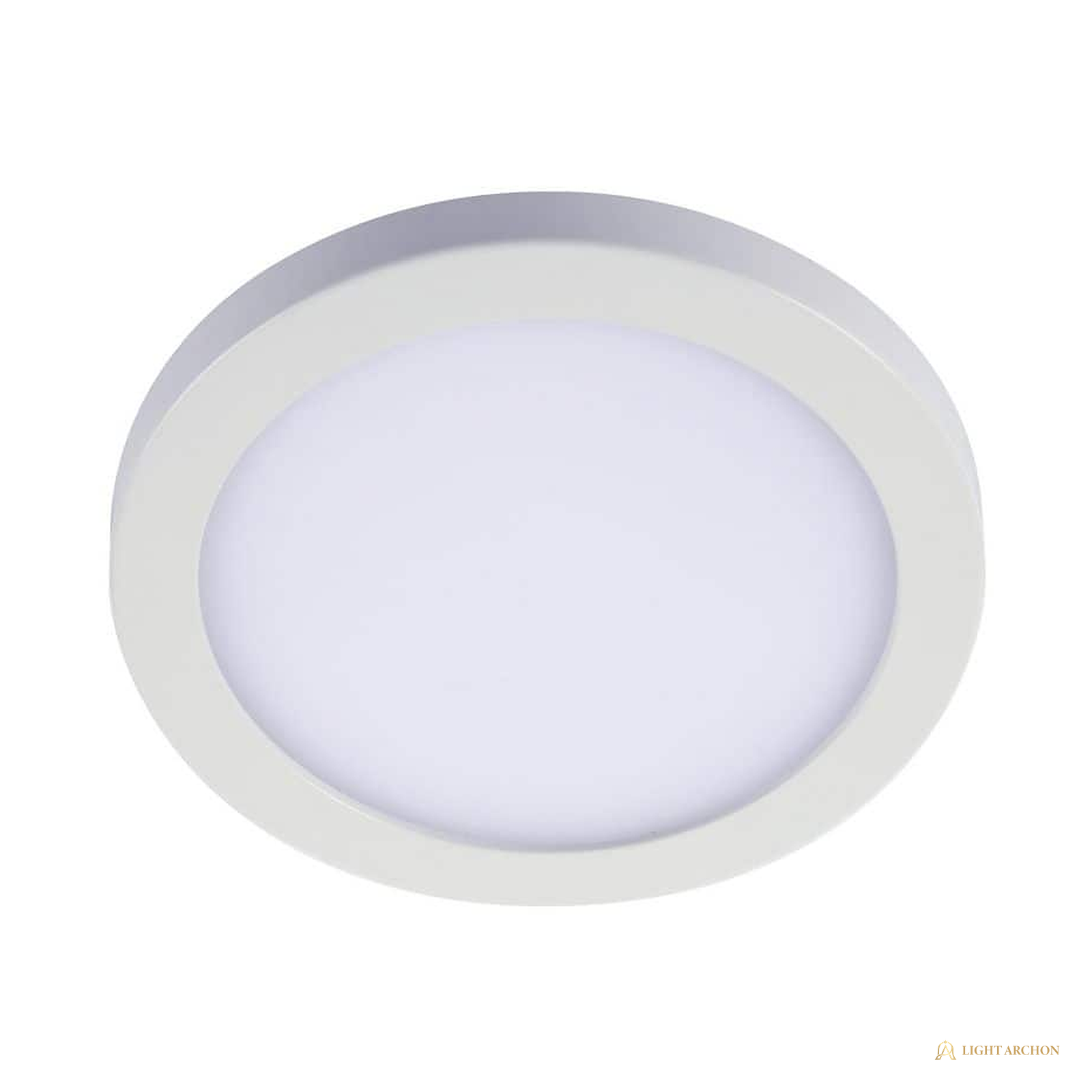 Light Archon Serena Low Profile LED Surface Mount Light, Wet Rated, Selectable CCT - front view