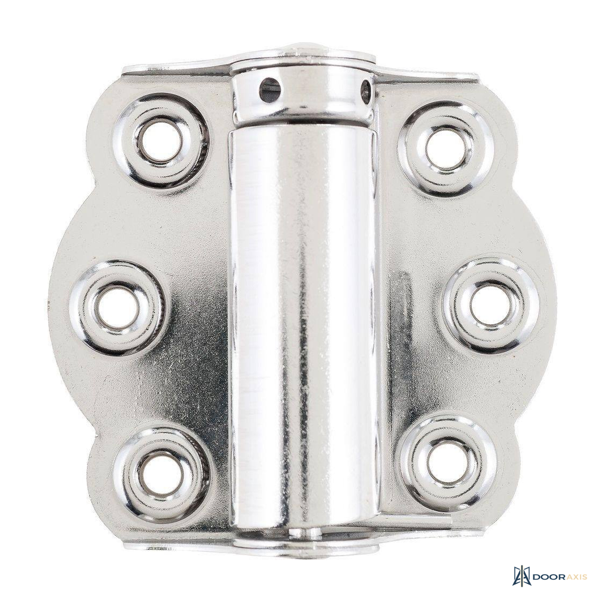 Door Axis Screen Door Self-Closing Hinge Set, Stainless Steel, 3-Pack - front view