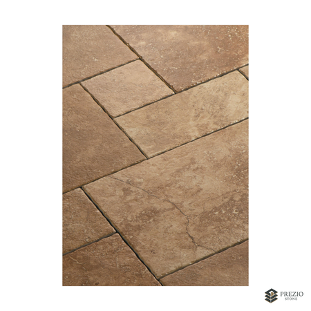 Prezio Stone Berlin Sandstone Limestone Look Porcelain Tile, Modular Set - primary material view