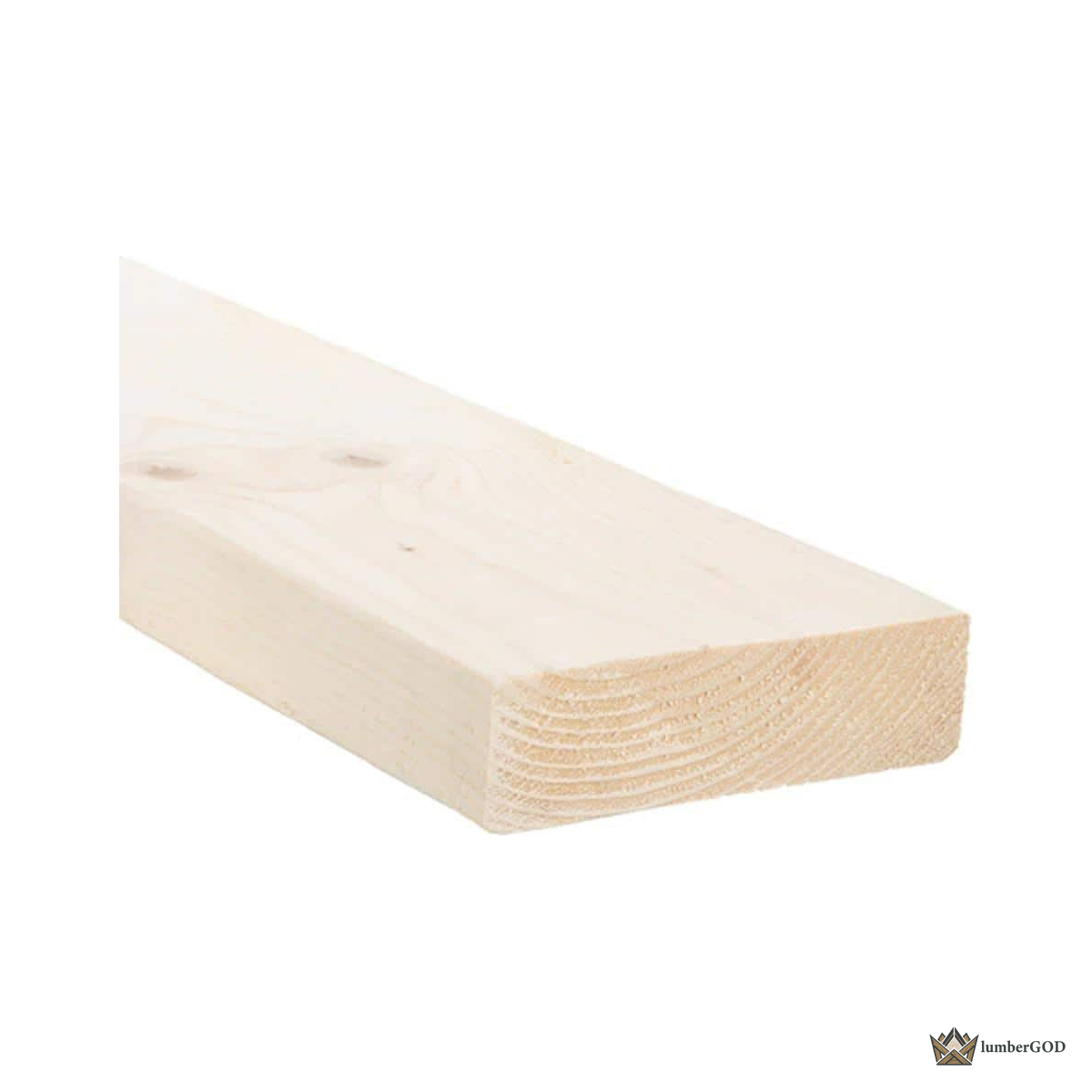 Lumber God 2x6 SYP No. 1 Dimensional Lumber, Kiln Dried - front view