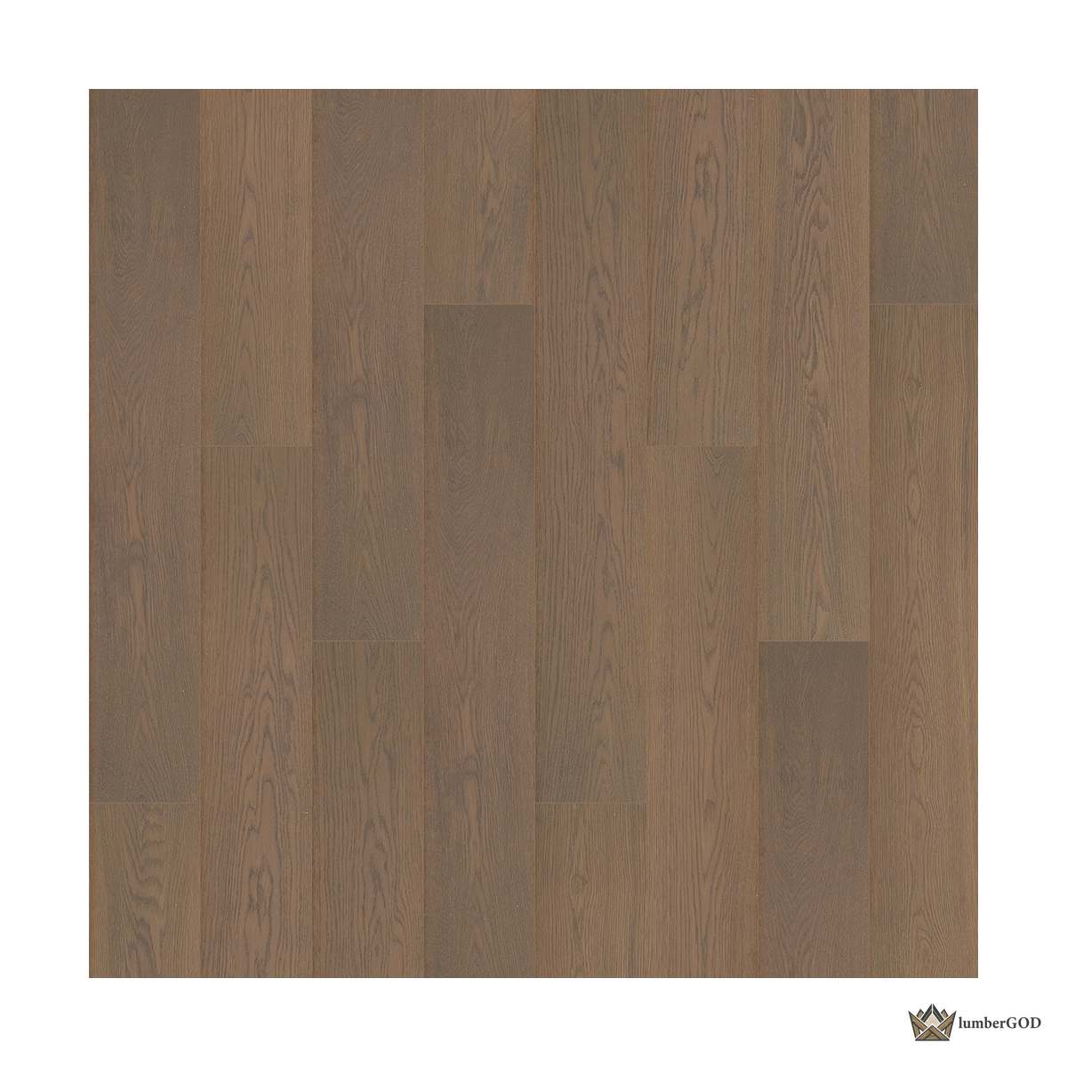 Lumber God AC4 Water Resistant Laminate Wood Flooring, 10 mm with Attached Pad - front view