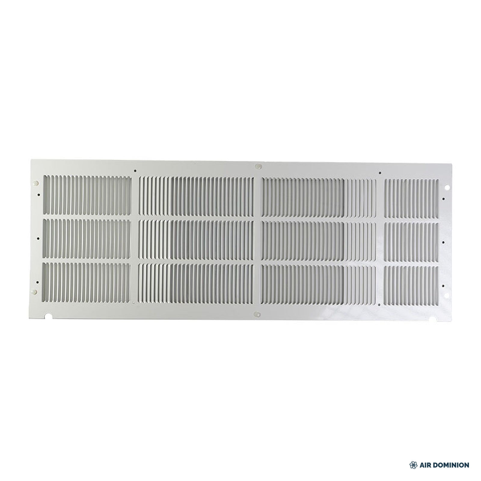 Air Dominion PTAC Stamped Aluminum Grille, White - front view