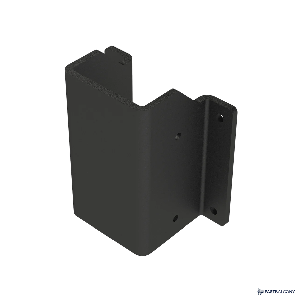 Fast Balcony Fascia Mounting Bracket Kit - elevation view