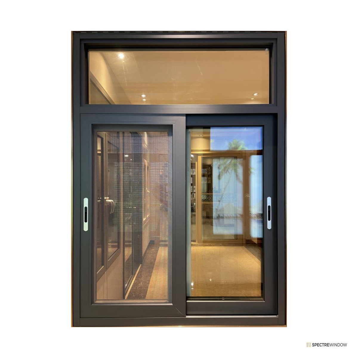 Spectre Window 118 Series Thermally Broken Three Track Sliding Window - front view