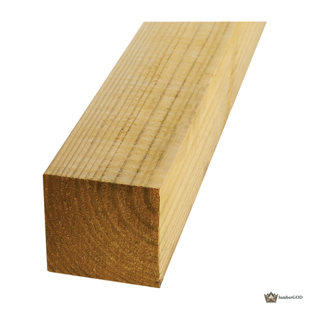 Lumber God 6x6 Pressure Treated Post, Ground Contact - front view