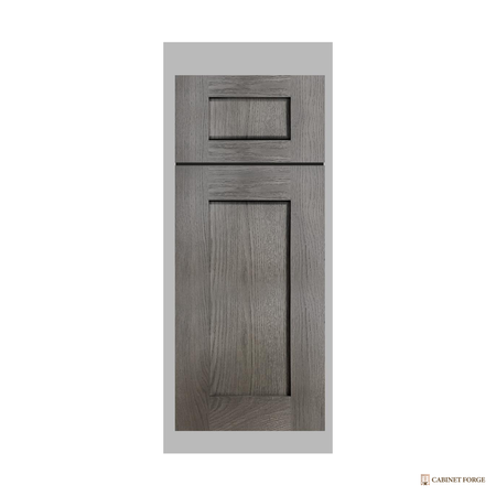 Cabinet Forge Shadow Oak Sink and Specialty Base Cabinet Set - front view