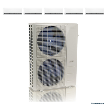 Air Dominion 48,000 BTU 5-Zone Mini Split Heat Pump System - front view