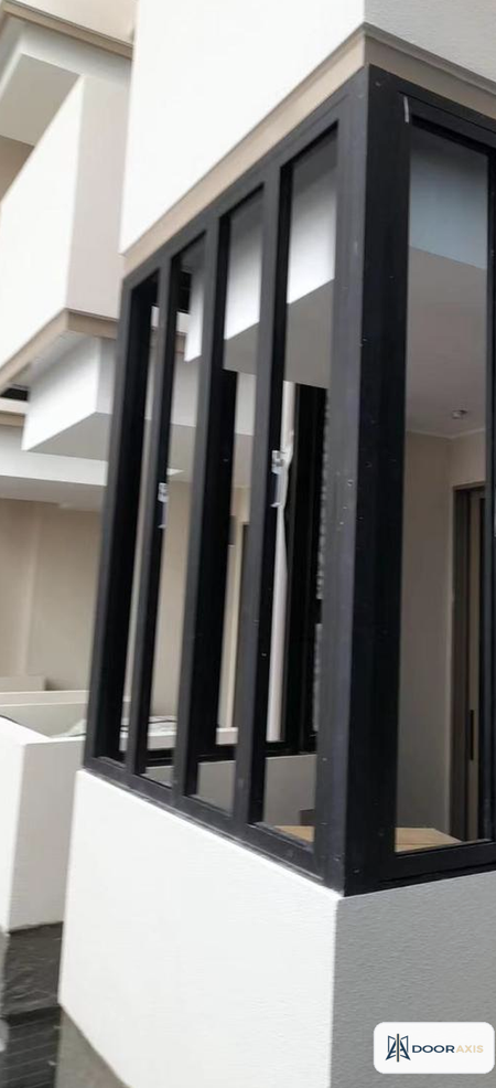 Door Axis 50 Series Compact Aluminum Folding Door System, Servery and Corner Sets - angle view