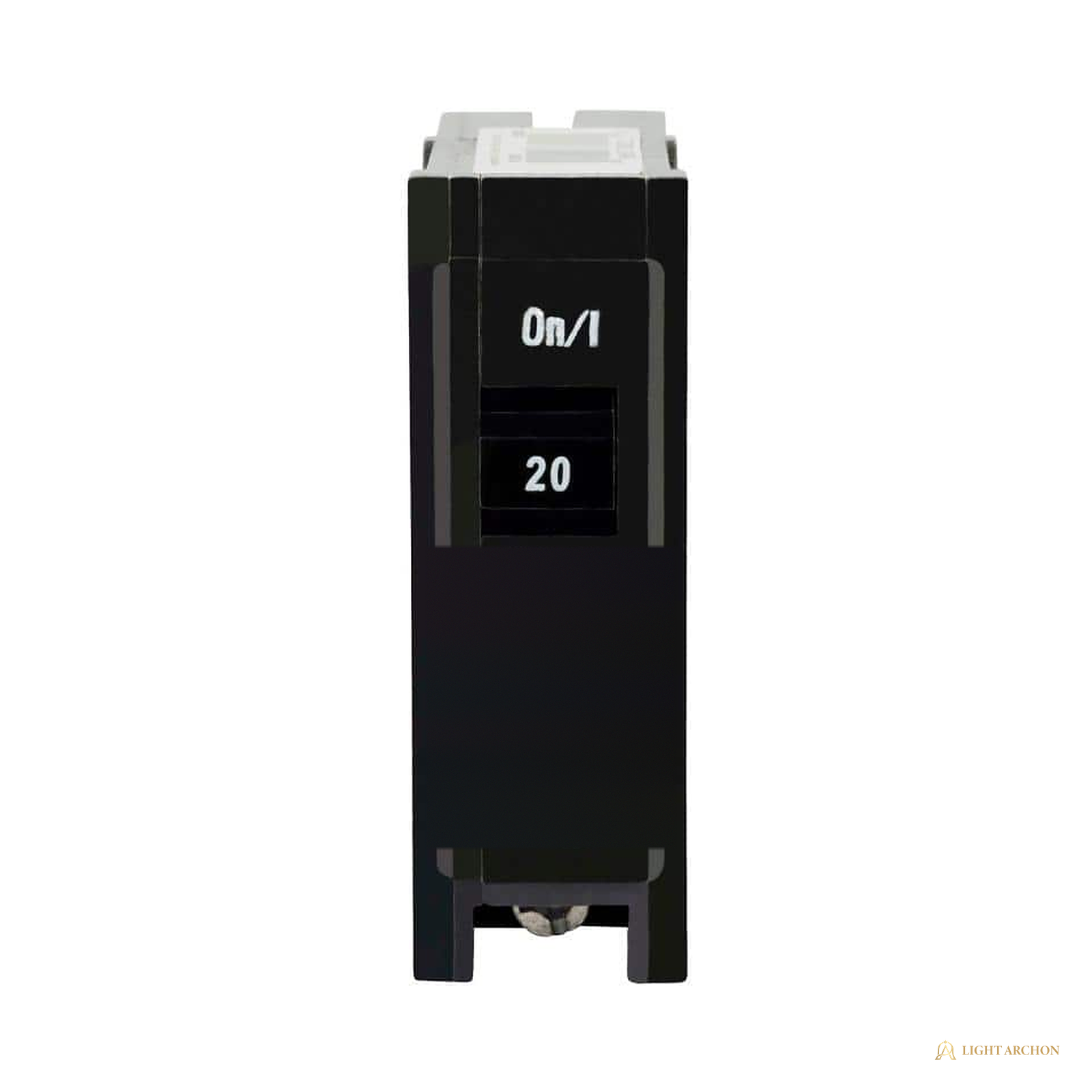 Light Archon Aegis 20A Single-Pole Circuit Breaker - angle view
