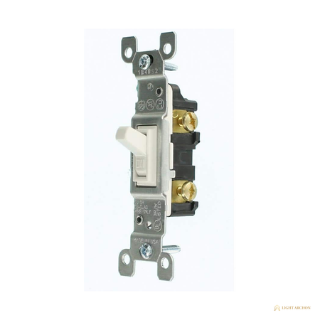 Light Archon Atlas 15A Wall Switch - angle view