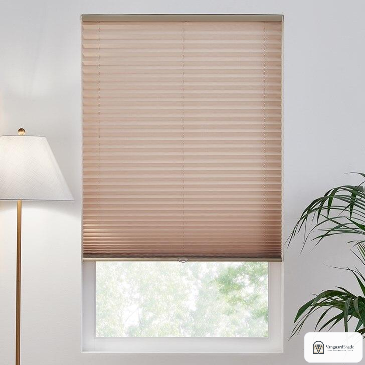 Vanguard Shade 2 in. Pleated Shade, Light Filtering, Custom Cut - alternate view