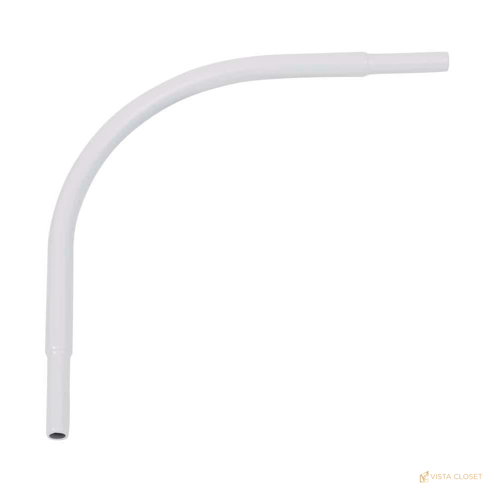 Vista Closet 72 in. White Glide Closet Rod for Ventilated Shelving - alternate view