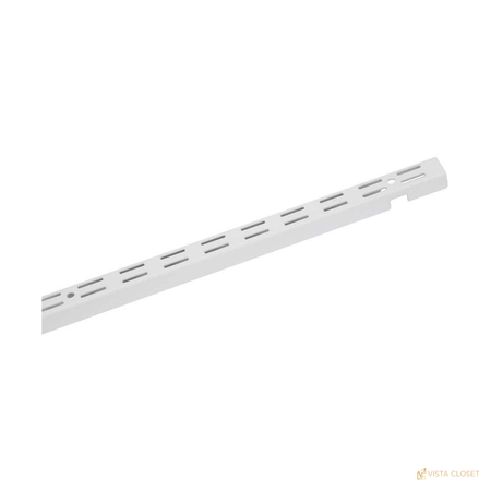 Vista Closet 80 in. White Hang Track and Support Bracket Hardware - alternate view