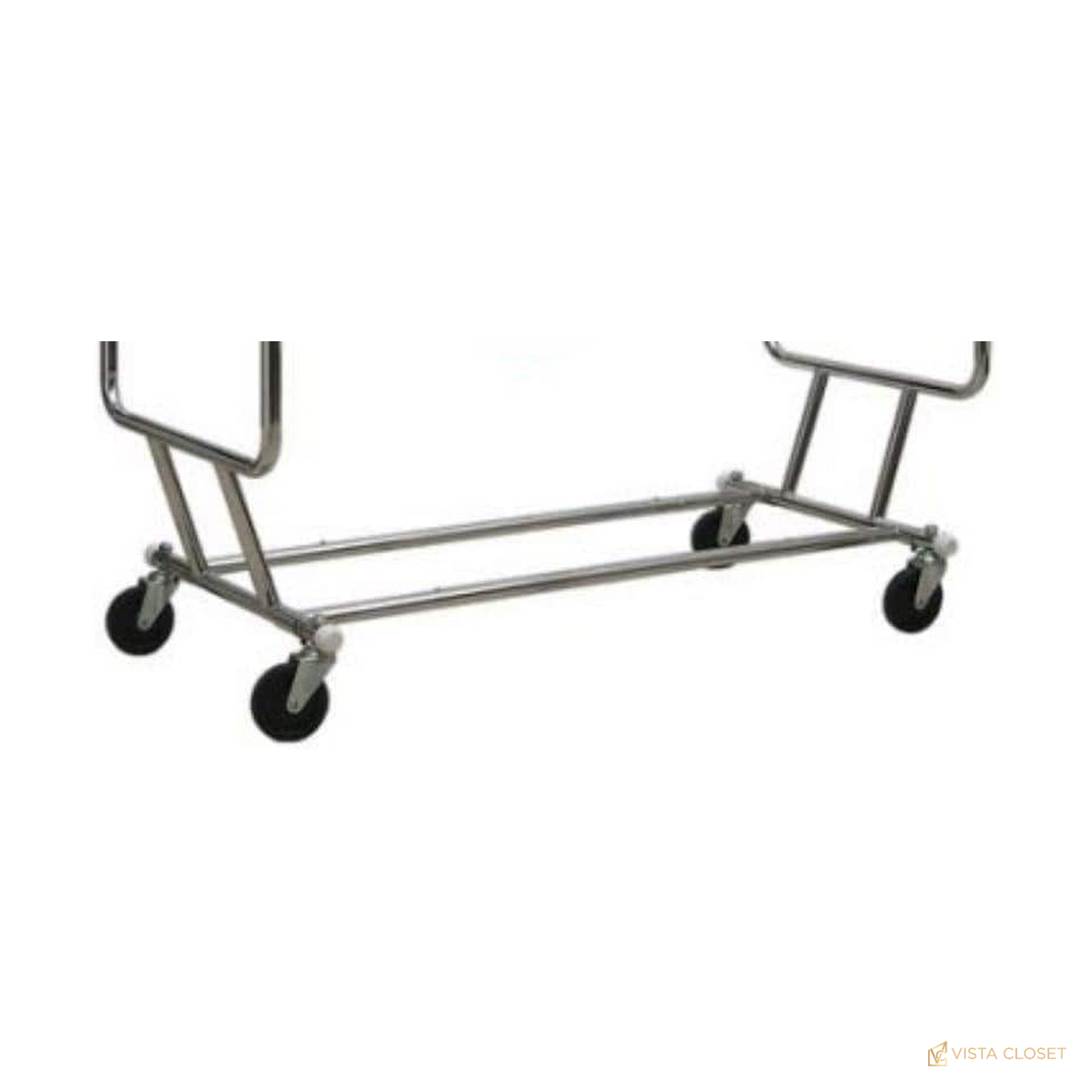 Vista Closet 60 in. W x 64 in. H Rolling Double Rail Garment Rack - alternate view