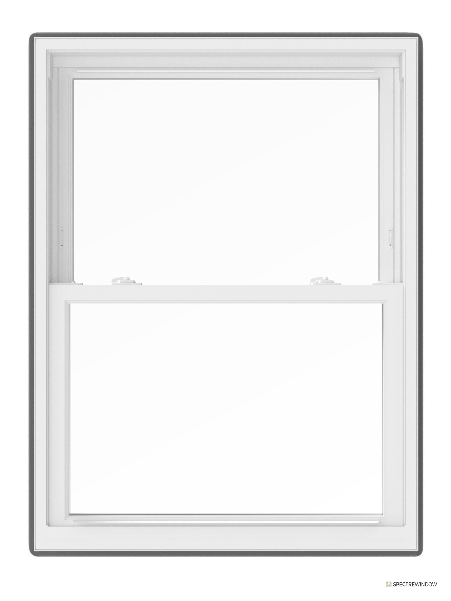 Spectre Window 35.5 in. x 59.5 in. Vinyl Double Hung Window with Low-E Argon Glass and Full Screen - alternate view