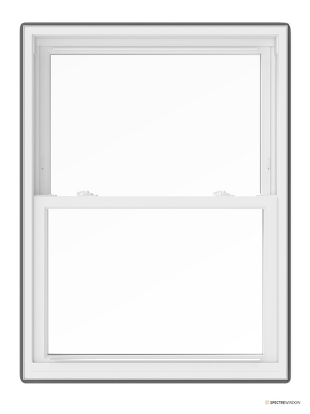 Spectre Window 35.5 in. x 59.5 in. Vinyl Double Hung Window with Low-E Argon Glass and Full Screen - alternate view