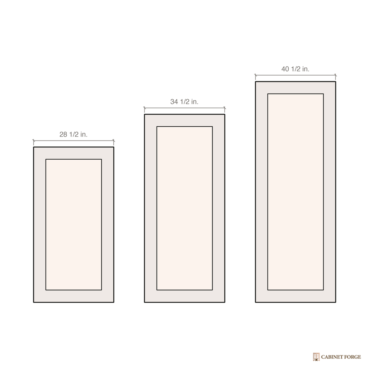 Cabinet Forge Glass Cabinet Doors - alternate view