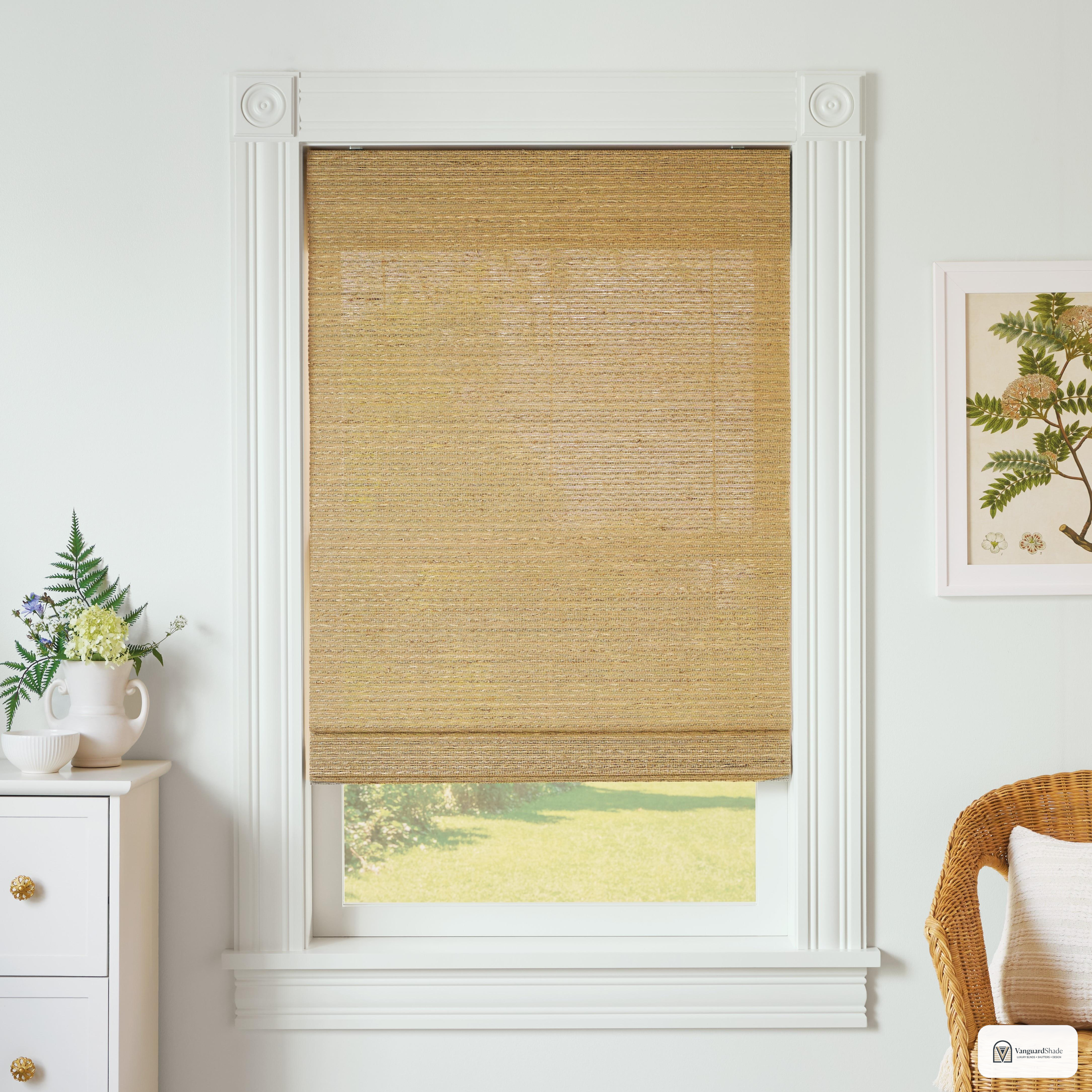 Vanguard Shade Woven Wood Shade, Natural Bamboo, Custom Cut - alternate view