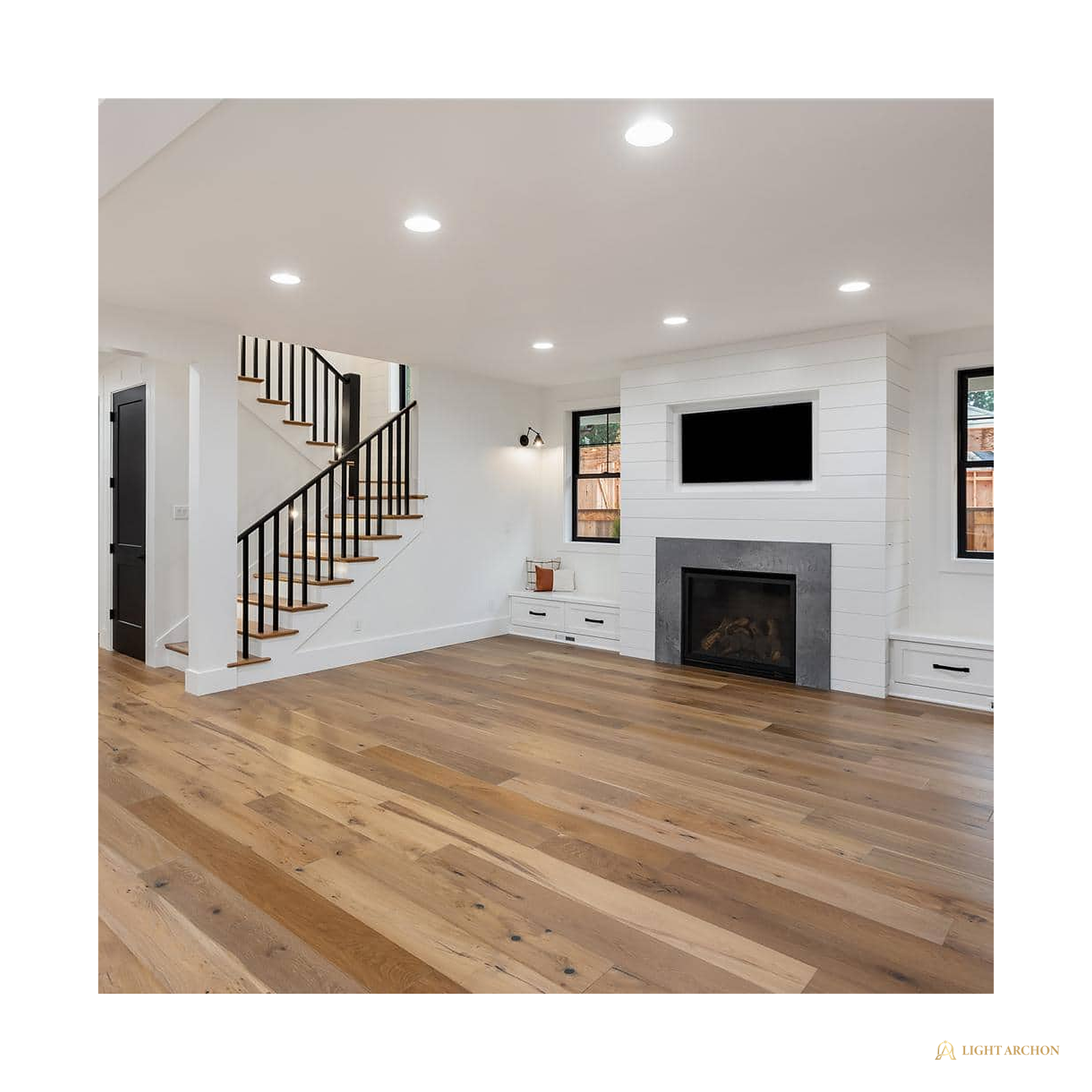 Light Archon Bastion 6 in. IC Rated Airtight New Construction Recessed Housing - angle view