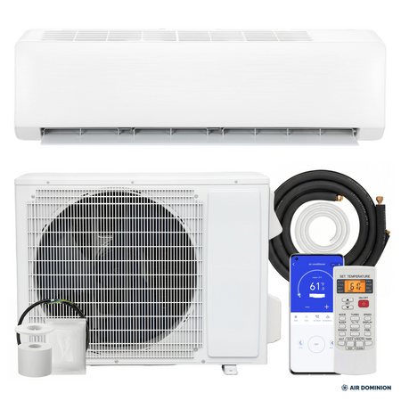 Air Dominion 24,000 BTU 21 SEER2 Single Zone Cold Climate Wall-Mounted Mini Split Heat Pump System - alternate view