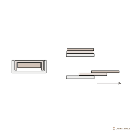Cabinet Forge Drawer Slide Sets - alternate view