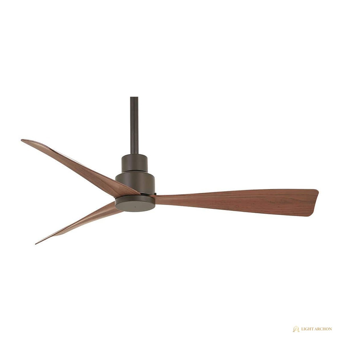 Light Archon Mistral 52 in. Wet-Rated DC Ceiling Fan with Remote Control, Oil Rubbed Bronze - angle view