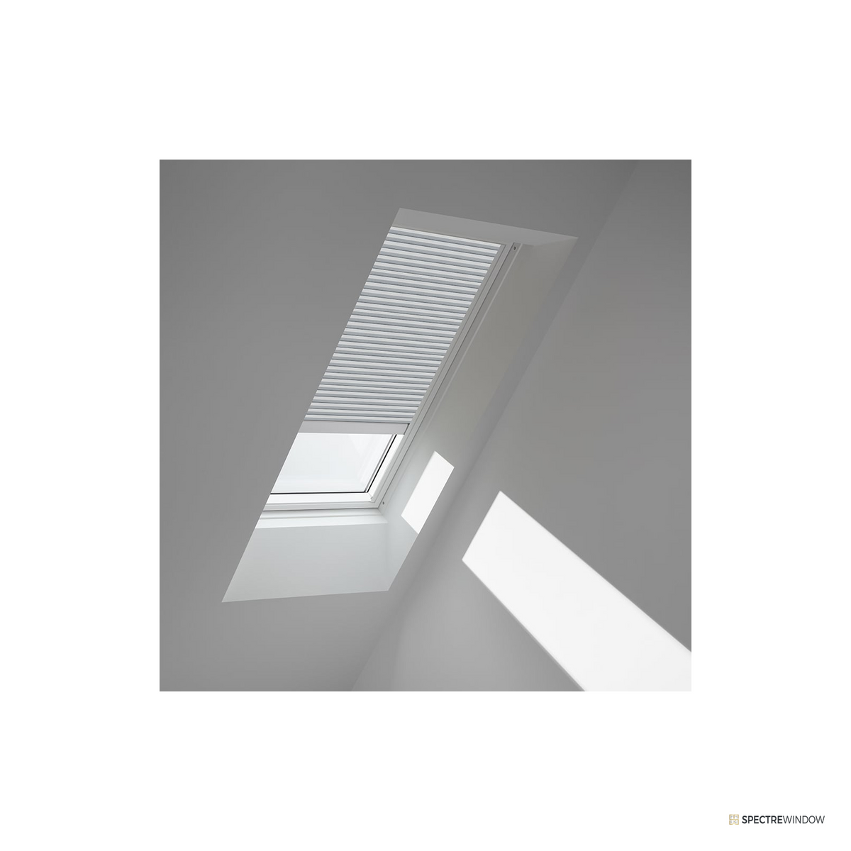 Spectre Window 22.5 in. x 46.5 in. Fixed Curb Mount Skylight with Laminated Low-E Glass and Solar Shade - alternate view
