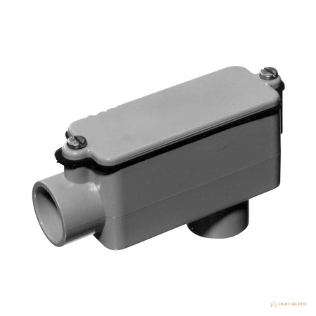 Light Archon FlowLine PVC Conduit Fittings, Schedule 40 - angle view