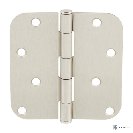 Door Axis Squeak-Free Steel Butt Door Hinge, Mortise Mount - angle view