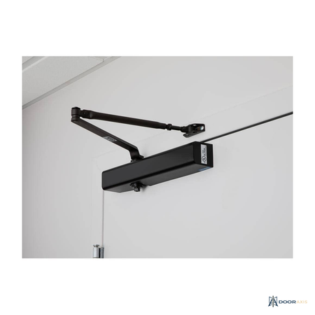 Door Axis Grade 1 Heavy Duty Commercial Door Closer, Sizes 1-4, Dark Bronze - angle view