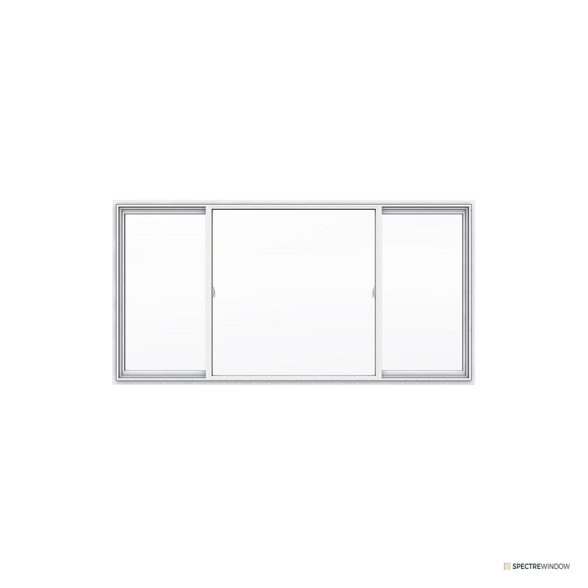 Spectre Window 95.5 in. x 47.5 in. Vinyl Sliding Window with Low-E Insulated Glass - alternate view