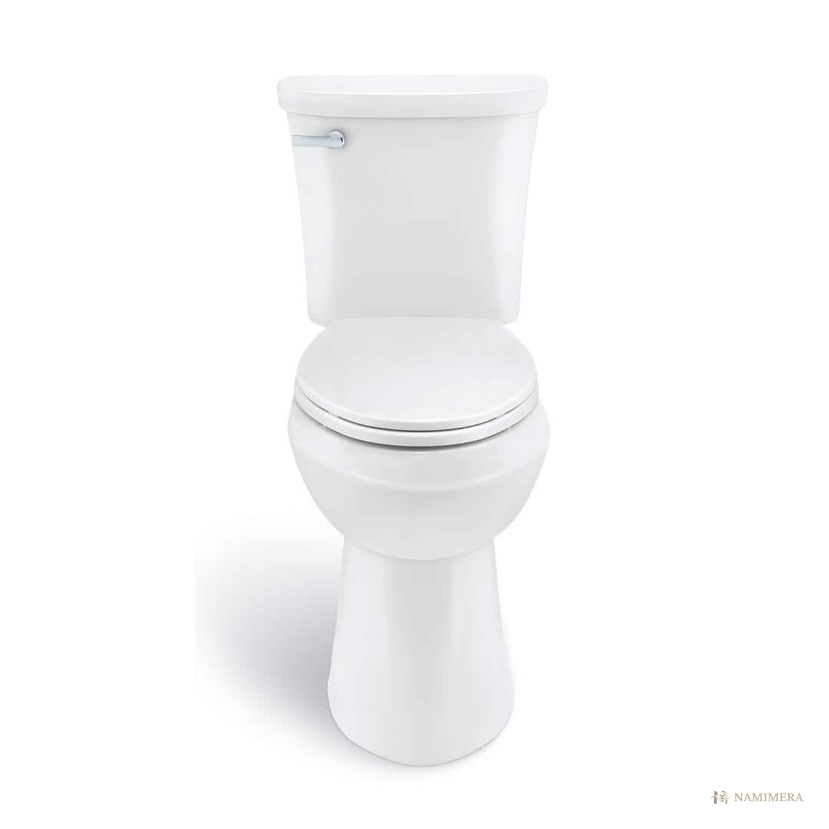 Namimera Vacuum-Assist Two-Piece Elongated Toilet, 1.28 GPF, 12 in. Rough-In, White - alternate view