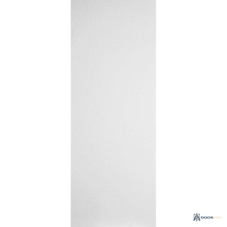 Door Axis 30 in x 80 in Flush Smooth Hollow Core Composite Interior Door Slab, Primed White - angle view
