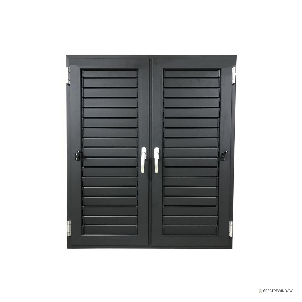 Spectre Window 40 Series Aluminum Louvered Shutter with Hand Adjustable Blades - alternate view