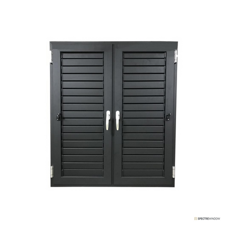 Spectre Window 40 Series Aluminum Louvered Shutter with Hand Adjustable Blades - alternate view