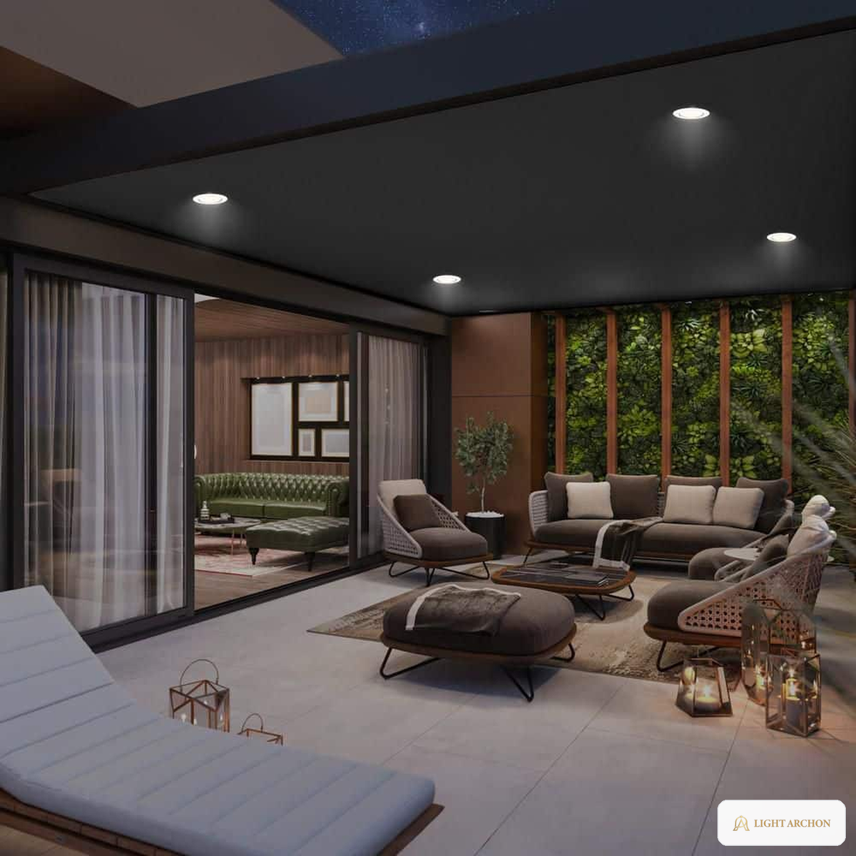 Light Archon TrueHue BR30 LED Flood Bulb, 65W Equivalent, 90 CRI, 5-CCT Selectable, 6-Pack - angle view