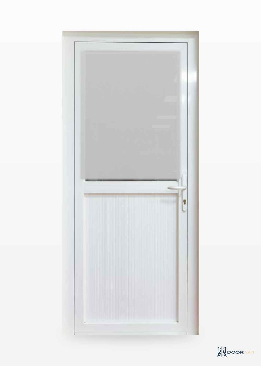Door Axis 40 Series Aluminum Glass Swing Entry Door, European Profile - angle view