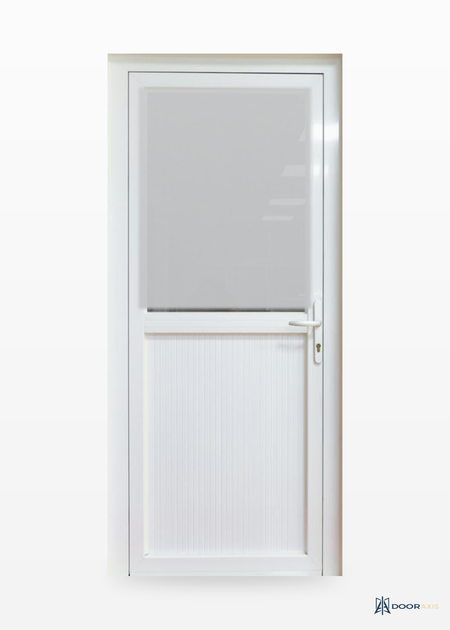 Door Axis 40 Series Aluminum Glass Swing Entry Door, European Profile - angle view