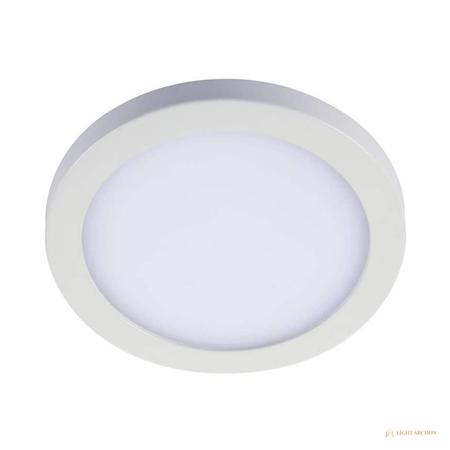 Light Archon Serena Low Profile LED Surface Mount Light, Wet Rated, Selectable CCT - angle view