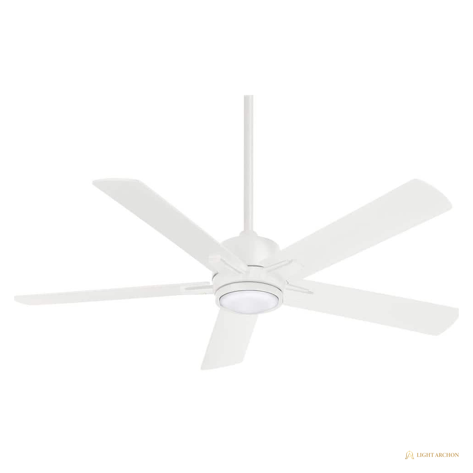 Light Archon Kestrel 54 in. Integrated LED Ceiling Fan with Remote Control - angle view
