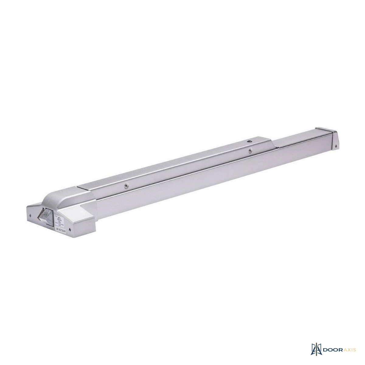 Door Axis Grade 2 Surface Vertical Rod Exit Device, 36 in, Aluminum - angle view