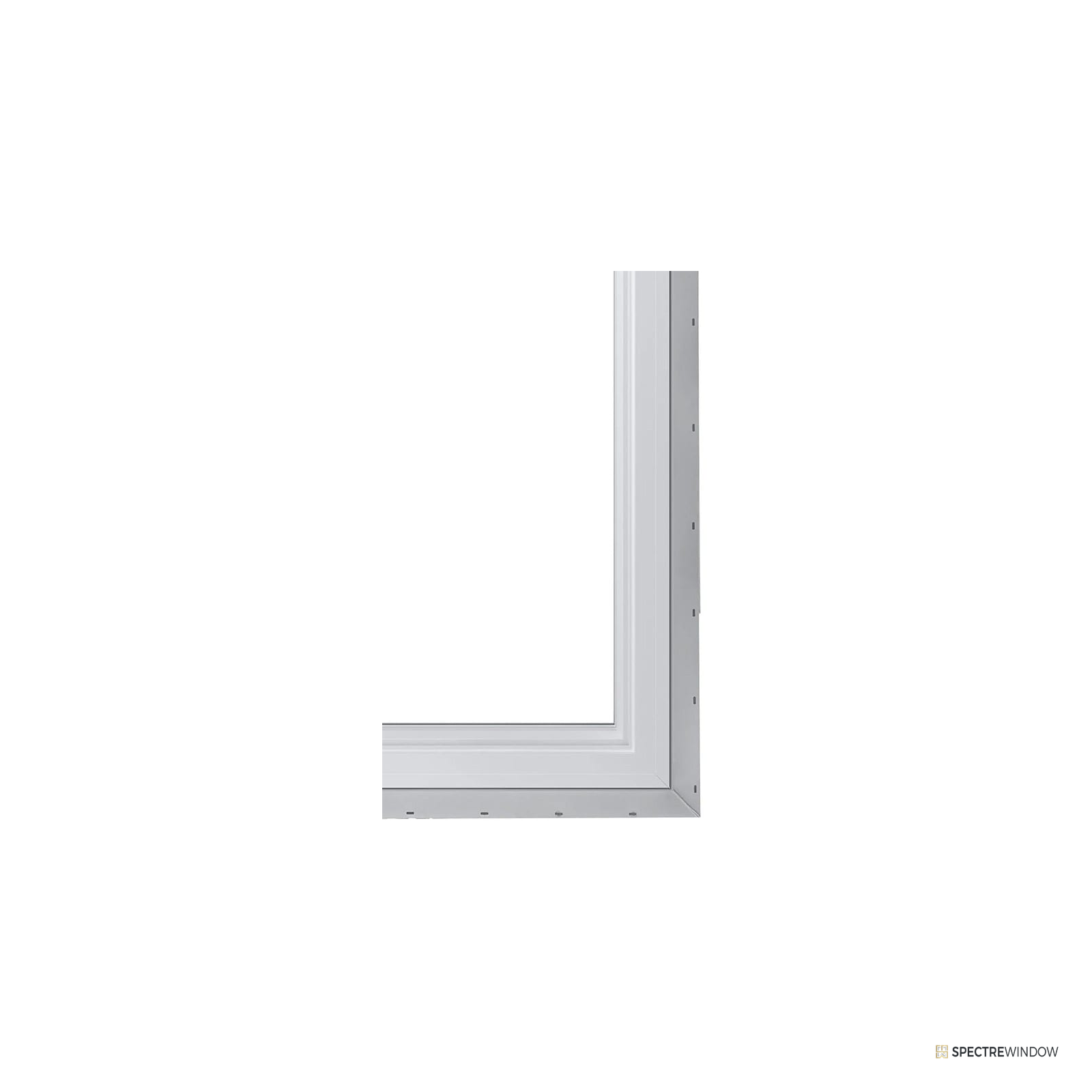 Spectre Window 29.5 in. x 47.5 in. Vinyl Casement Window with Full Screen - alternate view