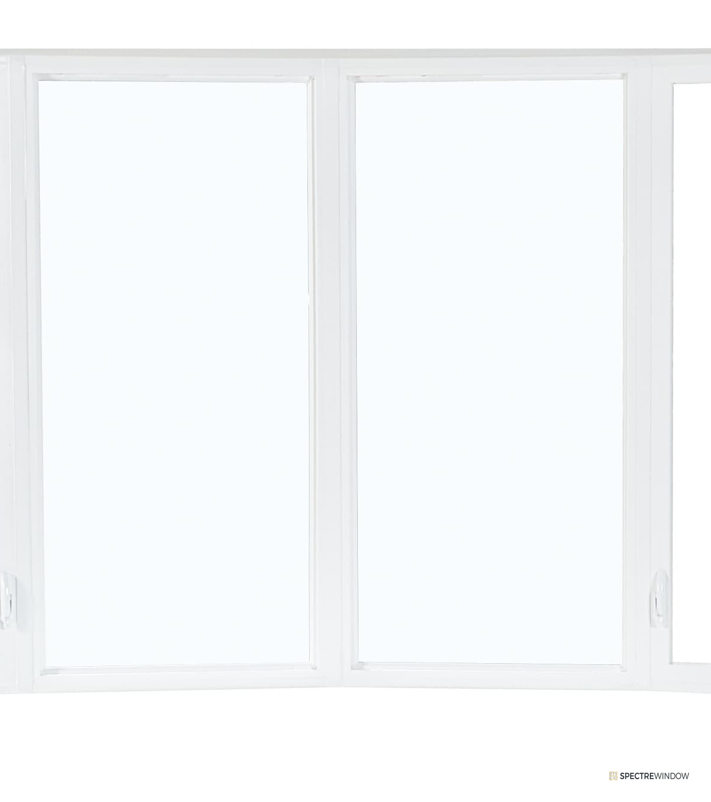 Spectre Window 95.5 in. x 35.25 in. Vinyl Casement Bow Replacement Window - alternate view