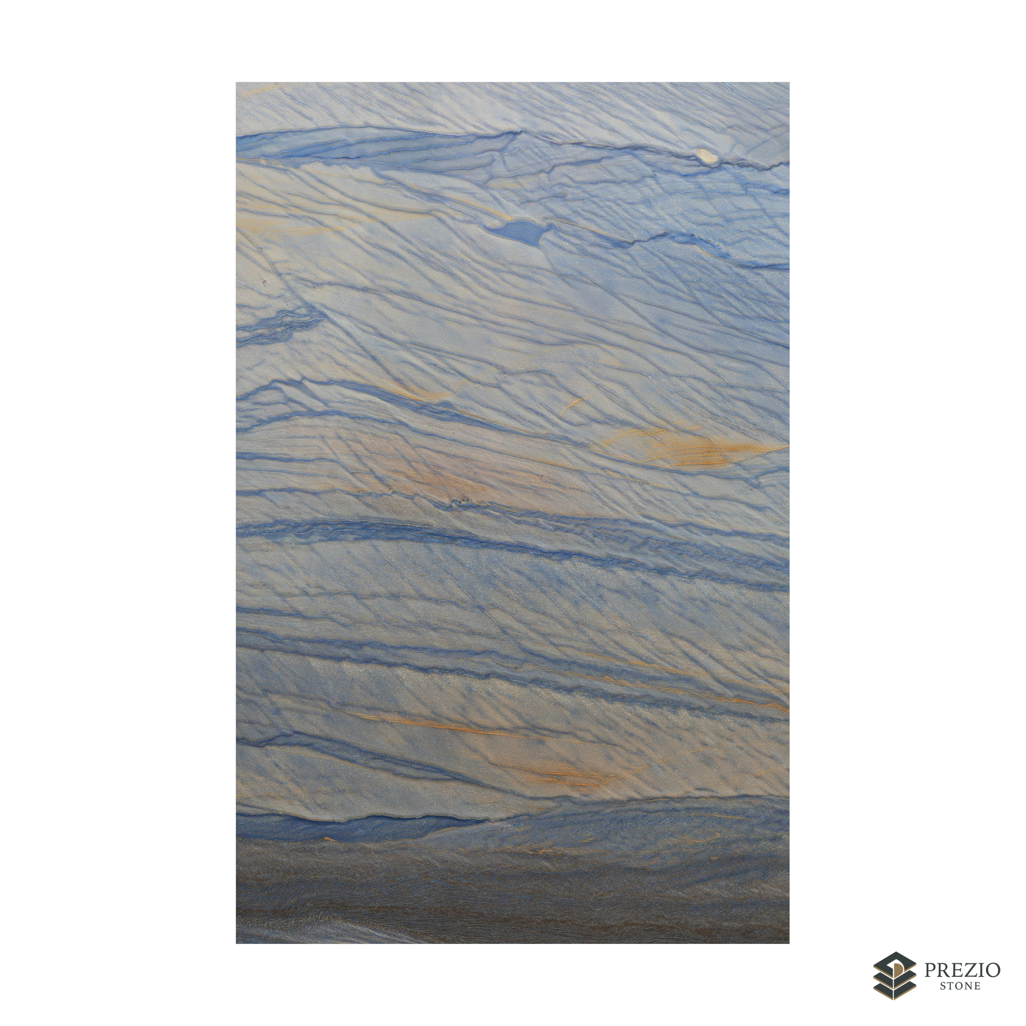 Prezio Stone Azul Macaubas Quartzite Slab Program - texture detail