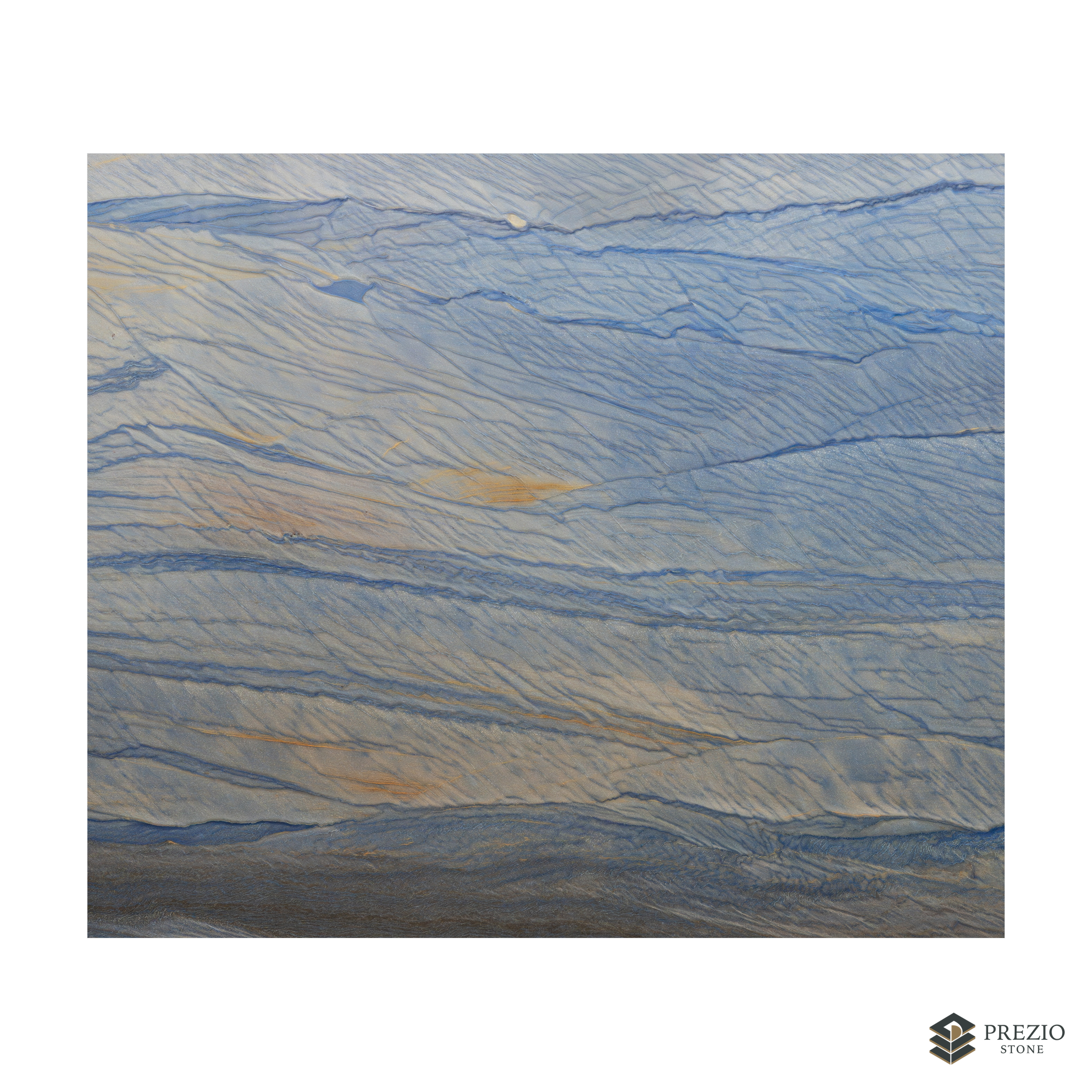 Prezio Stone Azul Macaubas Quartzite Slab Program - texture detail