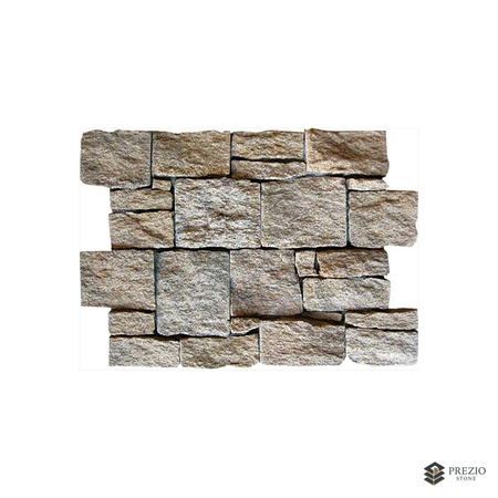 Prezio Stone Stonebrook Fieldstone Panel, Cement Backed - texture detail