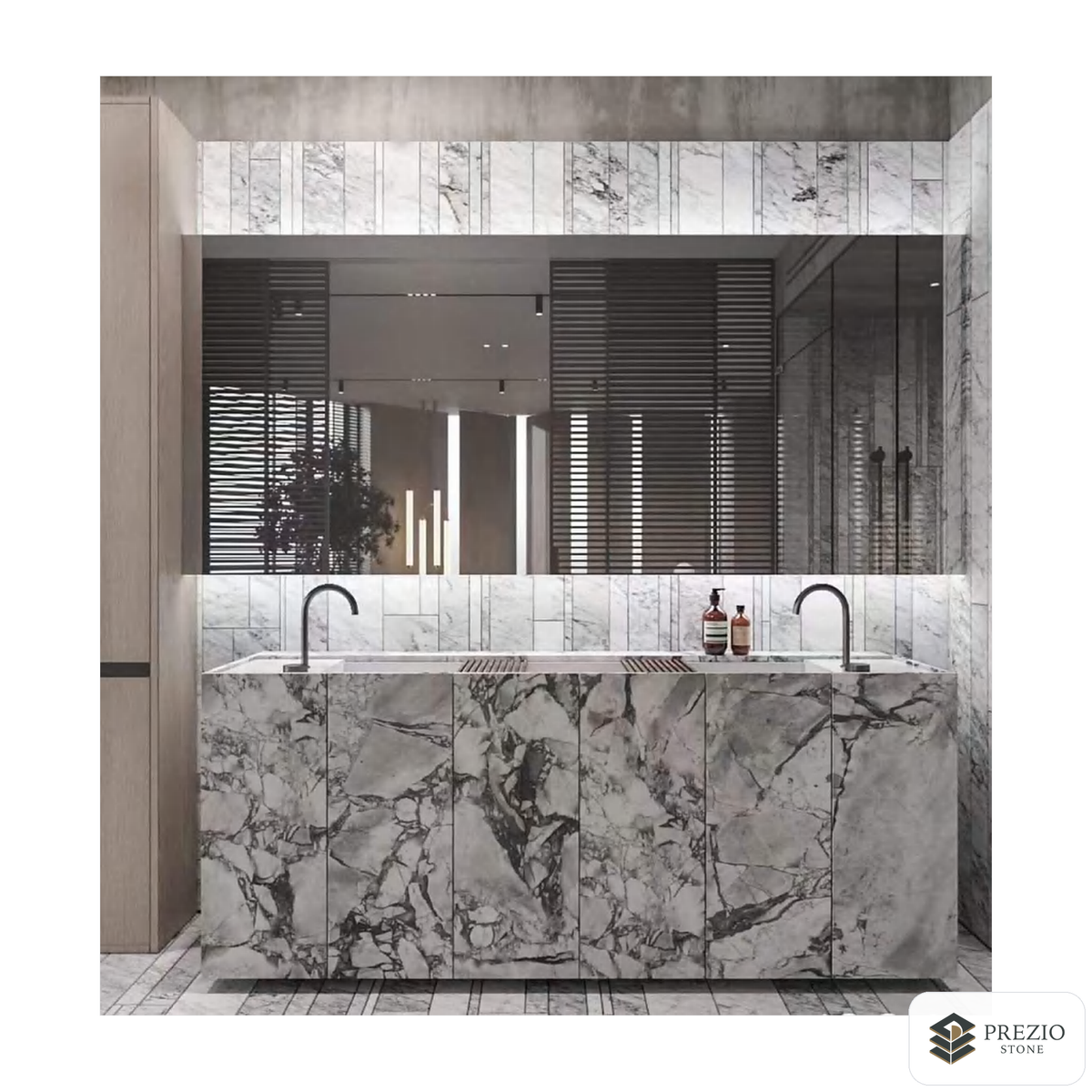 Prezio Stone Vanity Top Program - texture detail