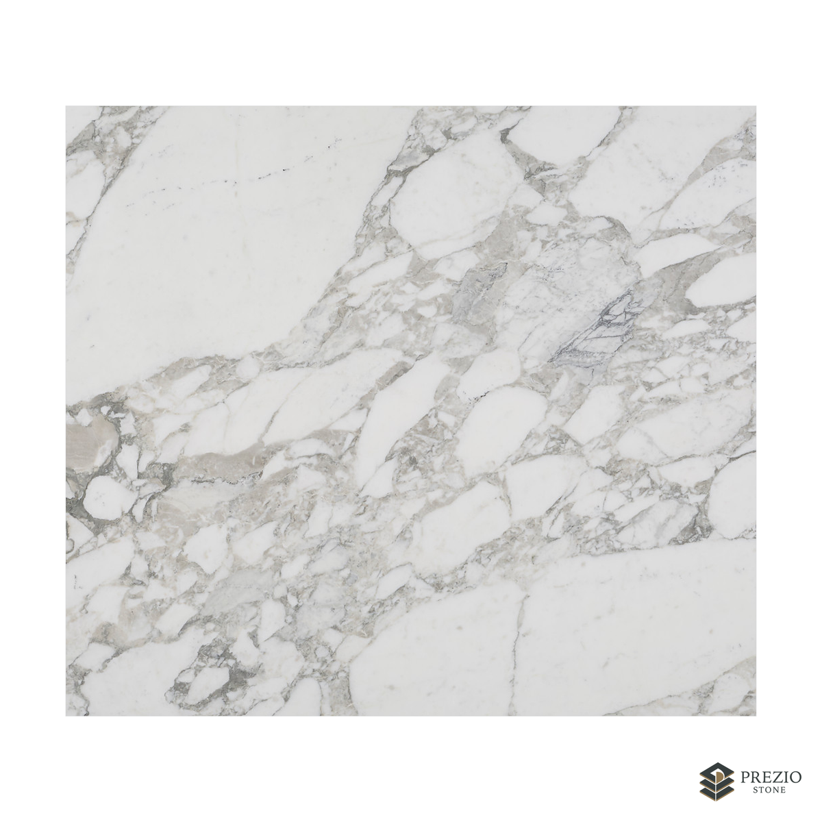 Prezio Stone Arabescato White Marble Slab Program - texture detail
